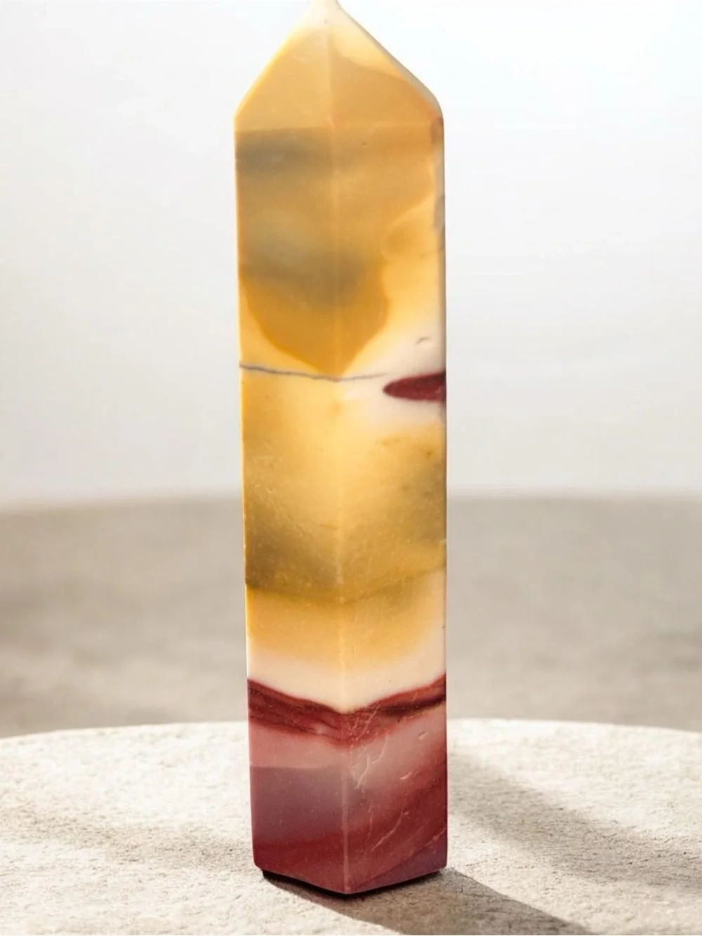 Mookaite Jasper Pyramid Stone!